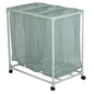 Rolling Laundry Hamper Sorter Cart with Removable Mesh Bags and Smooth Casters, Multi-Compartment Laundry Storage for Home Organization