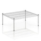30" x 36" x 14" Chrome Wire Storage Shelf, Dunnage Rack, Commercial 1 Tier Small Shelf - color: Silver, size: 30"D x 36"W x 14"H