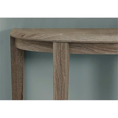 Monarch Specialties Console Table - Narrow Entry Table, 36” L (Dark Taupe) - color: Dark Taupe