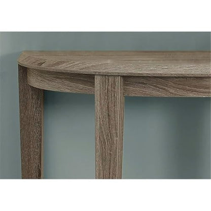 Monarch Specialties Console Table - Narrow Entry Table, 36” L (Dark Taupe) - color: Dark Taupe