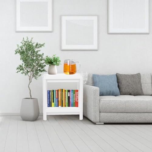 Tissting Bathroom Storage Rack 2-Tier, Plastic Freestanding Shelf | Multifunctional Organizer | Living Room & Bedroom & Kitchen | Space Saver(2 layers) - color: 2 Layers
