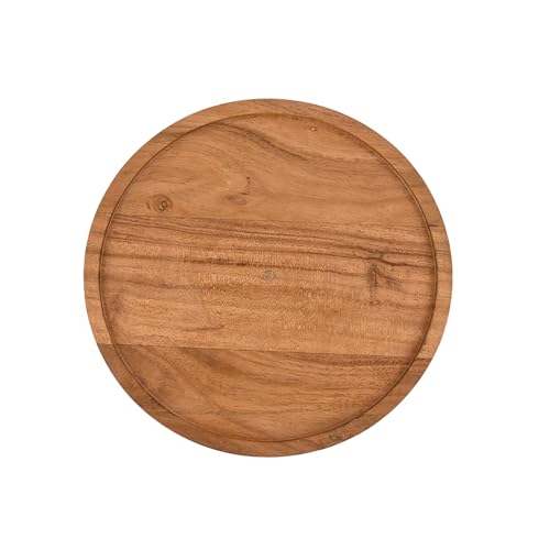 Pedestals Decorative Tray Riser, Corner Tray Plant Stand, Coffee Bar Organizer for Kitchen Countertop (9" X 9'' X 1.5')