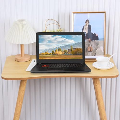 Writing Computer Desk Portable Desk Ergonomic Design Computer Desk Modern Home Office Desk Small Writing Table with Solid Legs Small Console Table for Living Room