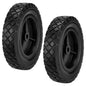 2 PCS 8 x 1.75 Inch Rubber Replacement Tire,Rubber Single Wheel Micro Sport Wheel with 1/2 Bore Offset Axle,Tires Rolling Roller for Installation Replacement,Hand Truck - size: Black 2Pcs