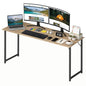 BestOffice Computer Desk,Home Office Desk, Modern Simple Style for Home Office Study Writing (Nature, 63 Inch) - color: Nature, size: 63 Inch