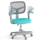 HONEY JOY Kids Desk Chair, Children Study Chair with Adjustable Height/Armrest/Footrest, Swivel Rolling Mesh Task Student Chair, Kids Computer Chair for Teens Girls Boys, Home, School, Office (Green) - color: Green