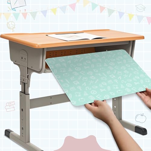 gisgfim 24 Pack Privacy Shields for Student in 12 Pastel Colors Desk Dividers Durable Privacy Folders Testing Dividers Shield Study Boards Panel Partition for Classroom Teacher Back to School Supplies - style: Pastel