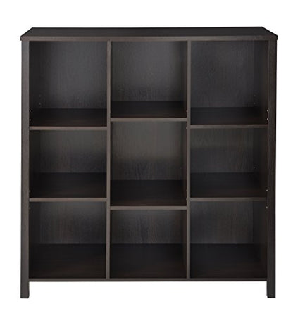 ClosetMaid BR & Name Internal 16058 Premium Adjustable 9-Cube Organizer, Black Walnut - color: Black Walnut, size: 9-Cube