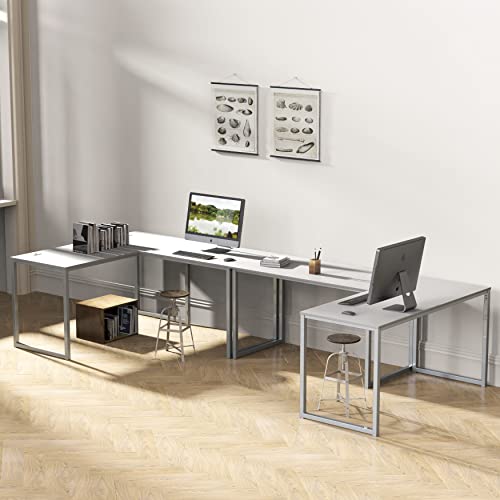 SHW Mission 48-Inch Home Office Computer Desk, White - color: White, size: 48-Inch