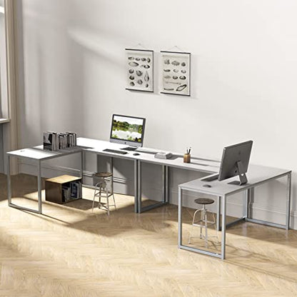 SHW Mission 48-Inch Home Office Computer Desk, White - color: White, size: 48-Inch