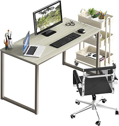 SHW Mission 48-Inch Home Office Computer Desk, Maple - color: Maple, size: 48-Inch