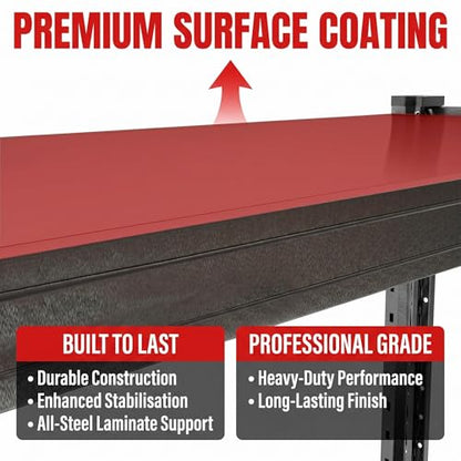 67" W Heavy Duty Garage Shelving, 6000 LBS Metal Storage Shelves with Anti-Fall Rails, 3-Tier Adjustable Storage Rack for Garage, Warehouse, Basement, Study Room - size: Reinforced 67"Wx 20"Dx 63"H