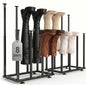 Adjustable Height Boot Rack, Metal Free Standing Shoe Storage Shelf | Cowboy Boots Organizer, Narrow Space-Saving Tall Boot Holder, for Closet Entryway Garage Bedroom, Outdoor, Apartment, 8 Pairs - size: Adjustable Height (8 Pairs)