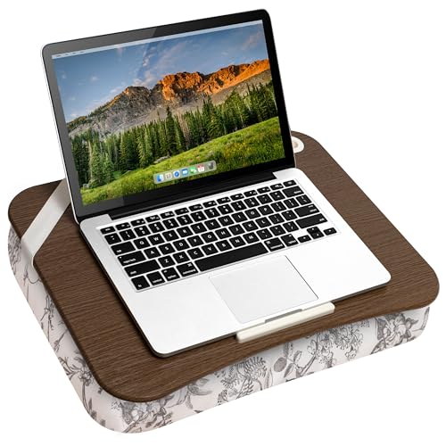 LAPGEAR Designer Lap Desk – Hummingbird Toile, 2-Pack with Storage Basket - color: Hummingbird Toile, size: 2-Pack + Basket