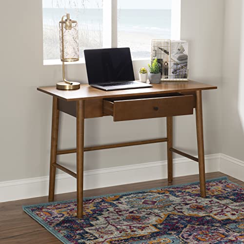 Melissa Mid Century Walnut Desk by Linon - color: Walnut