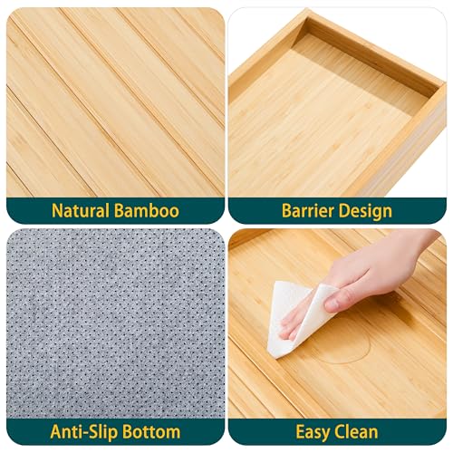 Bamboo Couch Arm Tray Table，Foldable Sofa Armrest Tray Table for Couch，Flexible and Anti-Slip Couch Arm Cup Holder，Portable Sofa Arm Chair Table for Drink,Cups, Eats，Snacks, Phone, Remote - color: Bamboo
