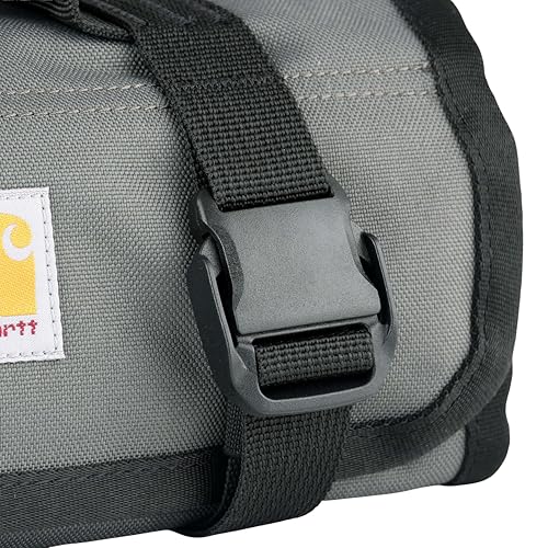 Carhartt Utility Roll Organizer, Durable, Water-Resistant Tool Roll, Gravel, 16 Pocket - color: Gravel, size: 16 Pocket