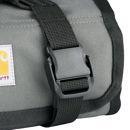 Carhartt Utility Roll Organizer, Durable, Water-Resistant Tool Roll, Gravel, 16 Pocket - color: Gravel, size: 16 Pocket