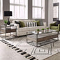 Liberty Furniture Jamestown Glass Top 3 Piece Set - Cocktail Table, 2 End Tables for Living Room - Tobacco - size: 3 Piece Set