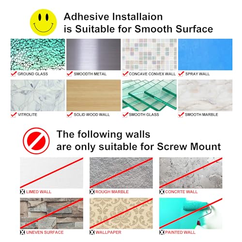 DUFU Paper Towel Holder with Shelf for Kitchen, Grey | Paper Towel Holder Wall Mount for Bathroom, Self-Adhesive Anti-Rust Aluminum, No Drill or Wall-Mounted with Screws - color: Gray