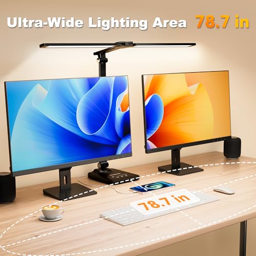 CHARYJOD LED Desk Lamp for Office Home, Height Adjustable Architect Desk Light with USB Adapter, Stepless Dimming Desk Lamp Light for Reading, Study, Workbench - color: Black