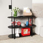 3 Tier Black Console Table 39.4″x14″x29″ - Small Narrow Side Tables for Sofa & Entryway & Hallway