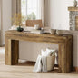 Tribesigns 70.9-Inch Extra Long Console Table, Rustic Wooden Sofa Table Behind Couch, Farmhouse Entryway Console for Living Room, Entryway, Hallway, Foyer (Brown) - color: Brown
