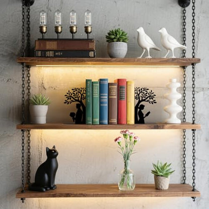 Metal Bookends Tree of Life Book Ends for Shelves | Couple Bookends Decorative Unique Desk Bookend Black Book Stopper for Home Reading Bookshelf Decor Book Lovers Gift - style: Tree of Life
