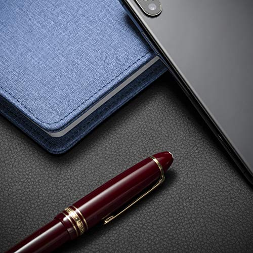 Nekmit Leather Desk Blotter Pad 24 x 14 Inches, Flat, Non-Slip, Waterproof, Black - color: Black, size: 24" x 14"