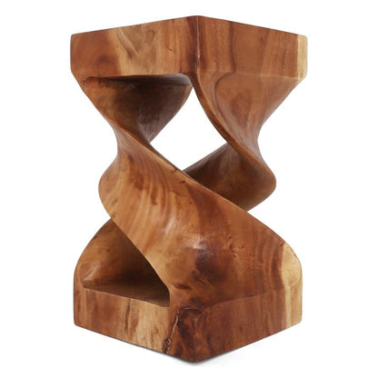Rutledge & King Kinsale Wood End Table - Unique Wooden Side Table - Mid Century Side Table - Saur Wood - Small Accent Table - Mid Century Modern Decor - color: Natural, style: Kinsale