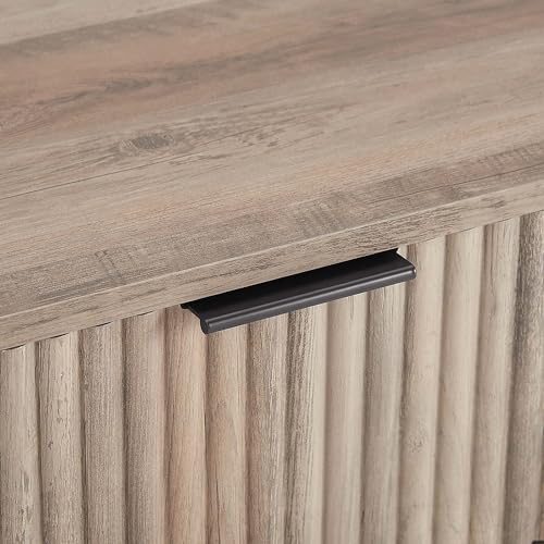 BROVAVE Sturdy Metal Legs Bedside Stand, Nightstand with Textured Drawer, Accent Table for Bedroom for Indoor use, Grey - color: Grey