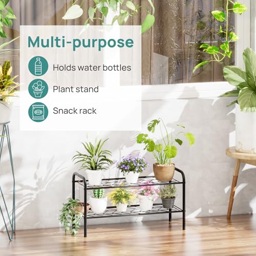 viewcare Shoe Rack for Closet, 2-Tier Small Shoe Rack for Entryway & Garage, Sturdy Metal Construction, Shoe Organizer Holds 4-8 Pairs - size: 2-Tier(M)