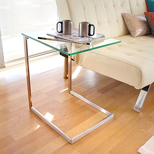 LumiSource Zenn Glass End Table