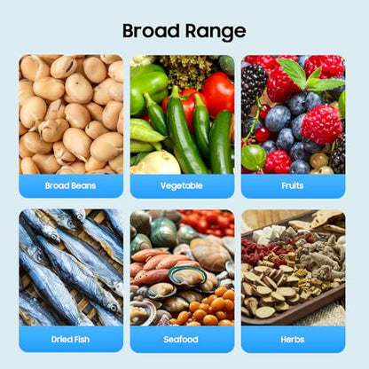 Herb Drying Rack, 4 Layers Foldable Drying Rack with Zipper Opening, Hanging Drying Net for Herbs, Fruits, Vegetables, Fish, Shrimp, Foldable Nylon Netting, Blue (13.78X13.78X25.59 in)