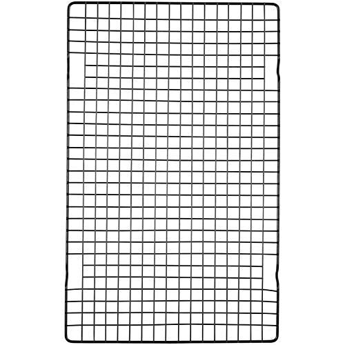 Wilton Gold Non-Stick Cooling Grid, Made Without PFAS, 16 x 10 in. | Non-Stick Steel with Scratch-Resistant Coating, Resists Warping & Extended Handles, Dishwasher Safe, Perfect for Cooling