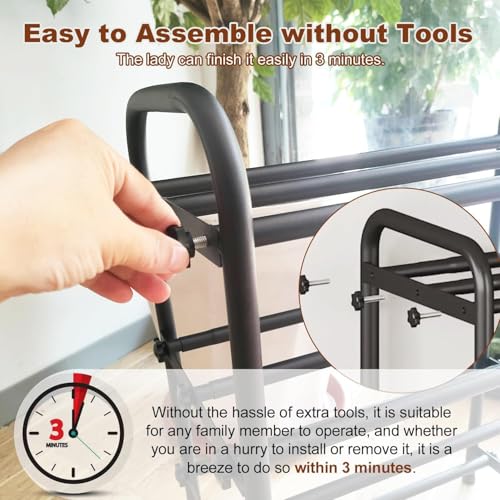 3 Tier Expandable Shoe Rack Metal Shoe Stand Shelf Storage for Entryway Closet Doorway, Black - size: 3 Tier