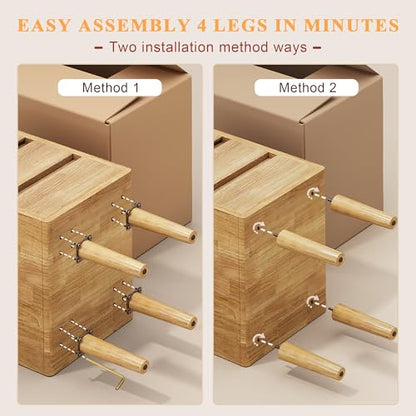 Nightstand with 3 Drawers Narrow Night Stand Solid Wood Bedside Table Mid Century Modern Nightstand Wooden End Table for Bedroom, Study, Office - color: Natural-3d, size: 15.75''×11.8''×23.62''