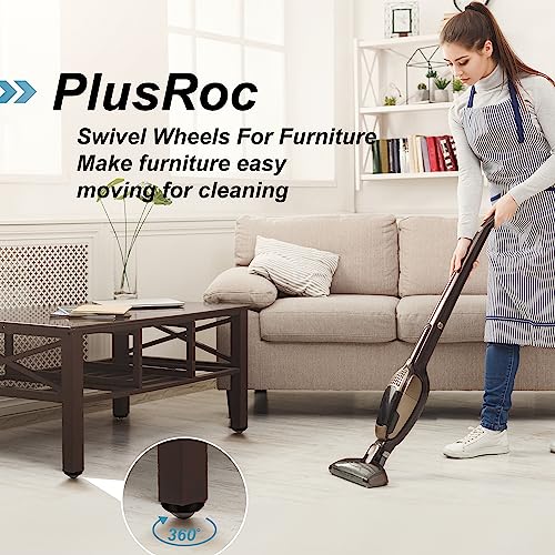 PlusRoc 12 Pack Self Adhesive Caster Wheels 1 Inch for Furniture Mop Bucket, Load Capacity 28LBS Per Wheel, Low Profile Swivel Wheels for Small Appliance Storage Bins - style: Steel Ball