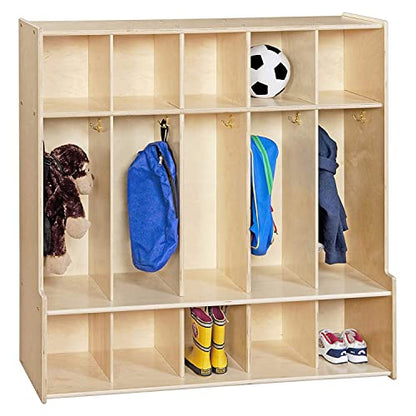 Contender C51000F 5 Section Seat Locker 46.75" W Assembled - style: Fully Assembled