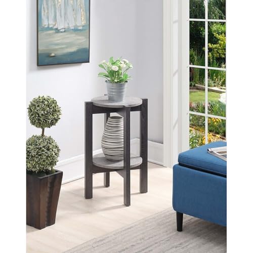 Modern Plant Stand Indoor Outdoor - Minimalist Design, Sturdy Metal, 23.5" Height, Home Decor