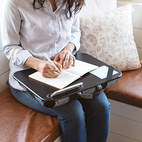 LAPGEAR Designer Lap Desk – Buffalo Check, 2-Pack with Storage Basket - color: Buffalo Check, size: 2-Pack + Basket