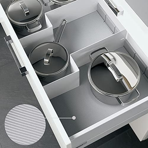Drawer Liners for Kitchen, Shelf Liners, Washable Oil-Proof Cabinet Liner for Refrigerator, Cabinet, Drawer, Storage, Shelves, Non-Slip Shelf Liner (17.5 Inches x 20 FT x 2 Rolls)… - size: 17.5 Inches x 20 FT x 2 Rolls