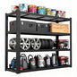 71" Wx71 H Industrial Shelving,8000LBS Garage Storage Shelves,4 Tier Adjustable Metal Shelving,Heavy Duty Shelving for Factory, Garage,Warehouse,Barn (1)