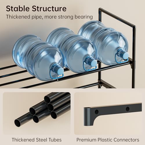 HAIXIN Expandable Shoe Rack, 2 Tier Adjustable Shoe Organizer | Stretch to Fit Your Space, Upright and Upside Down, Stack Multiple Sets, No-Tool Assembly, Fit Tight Closet, Entryway, Strudy - size: 2 Tier