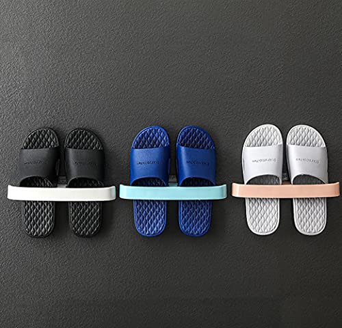 Wall Mounted Shoe Rack, Hanging Shoe Organizer for Door, Self Adhesive, 3pc - color: 3pc