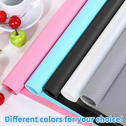 Bloss Shelf Liners, Non Adhesive EVA Drawer Mat Liners Roll for Bathroom, Kitchen, Desks, Deco Shelves 12x59 inch-Grey - color: Gray, size: 12"W x 59"L