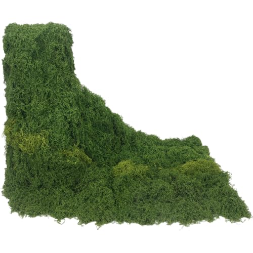 FAICOIA Fake Moss Mat Artificial Moss Rug for Table Runner Decor 16" x 118" Soft Fluffy Moss Roll Dark and Light Green Faux Grass Mat for Crafts DIY Centerpieces Fairy Garden Wedding Party 40x300cm - color: Mixed Green, 16 X 118 Inch/40 X300 Cm