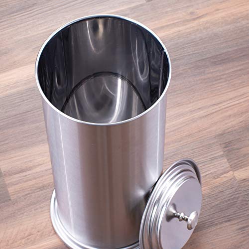 JS Jackson Supplies Free Standing Extra Large Toilet Paper Holder - Stainless Steel - color: Stainless Steel