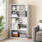 NELYE Basic Open Shelf Bookcase - 5-Tier Wooden Cube Storage Shelves Split Bookshelf, White - color: White, size: 5-Tier