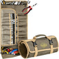 The Ryker Wrench Roll Up Bag Heavy-Duty Canvas Tool Organizer w/Clear PVC Wrench Cover, Heavy Duty Roll Up Tool Bag w/Multiple Pockets for Wrenches, Sockets, and Tools for Mechanics Gifts for Him - style: Wrench Roll Prtct